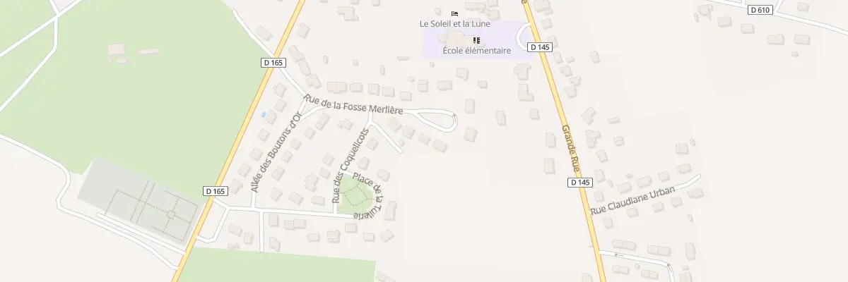Plan du 12 Rue de la Fosse Merlière à Sempigny