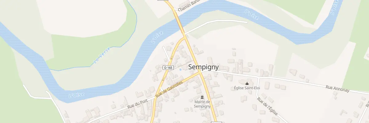 Plan du 8 Gr Grande Rue à Sempigny