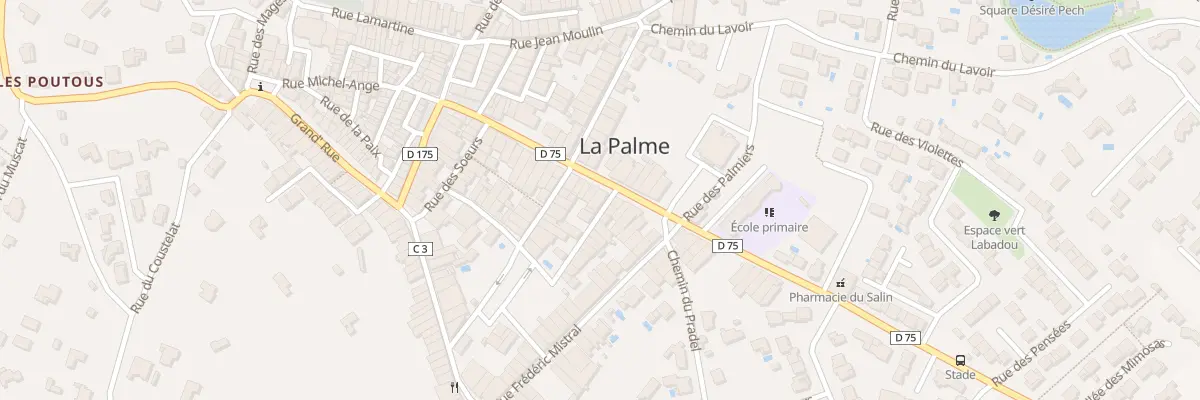 Plan du 32 Av de la Mer à La Palme