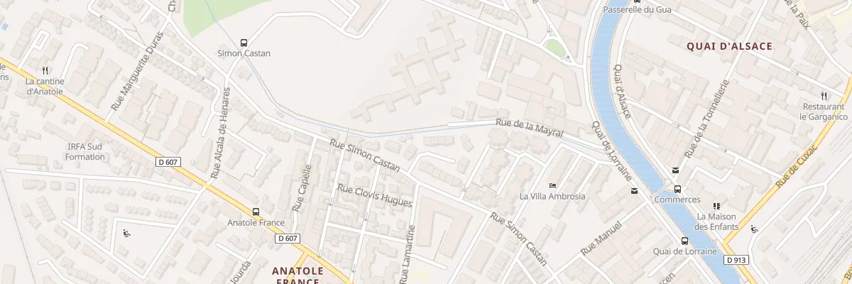 Plan du 3 All des Chênes à Narbonne