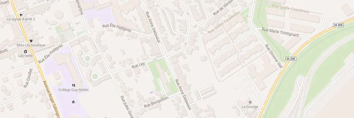 Plan du 43 Rue Anne Delavaux à Lille