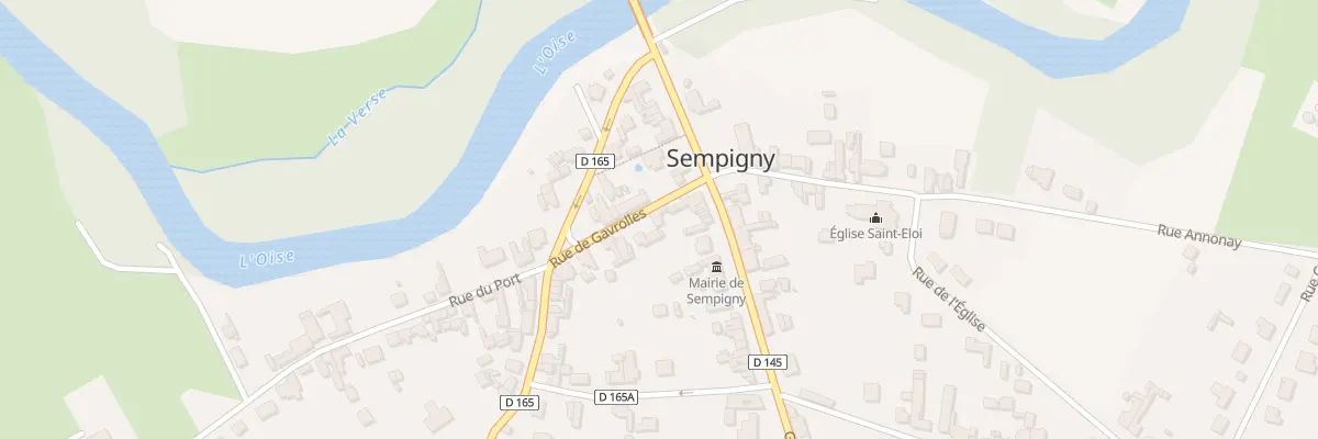 Plan du 12 Rue de Gavrolles à Sempigny