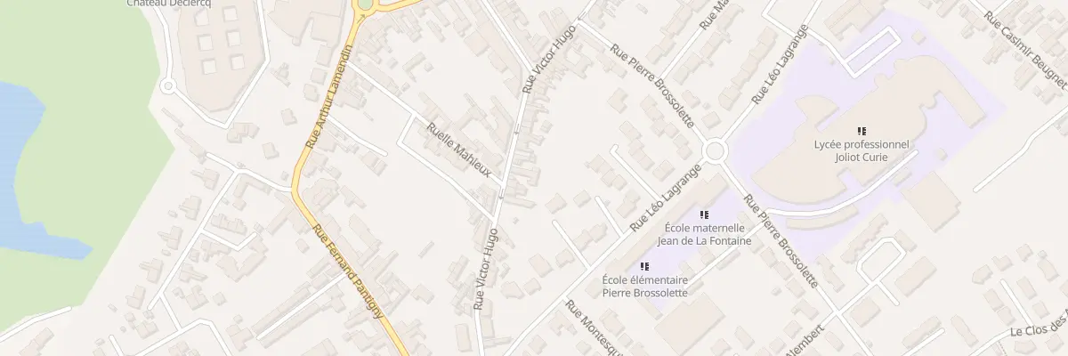 Plan du 57 Rue Victor Hugo à Oignies