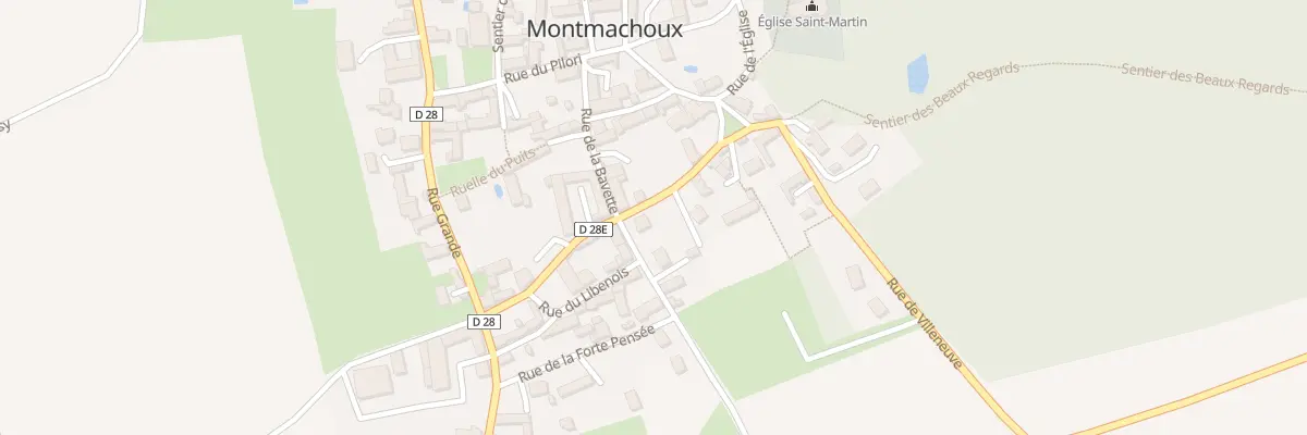 Plan du 7 Rue de la Bavette à Montmachoux