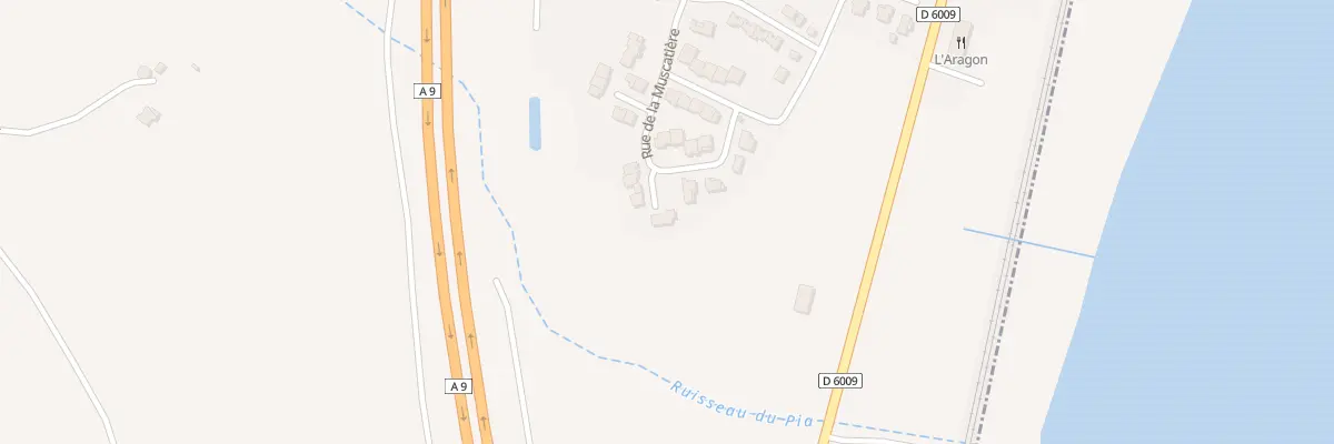Plan du 25 Rue de la Muscatière à Fitou