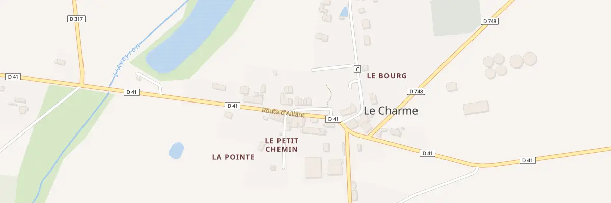 Plan du 4 Rte d’Aillant au Charme