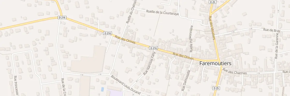 Plan du 44 Rue des Ormes à Faremoutiers