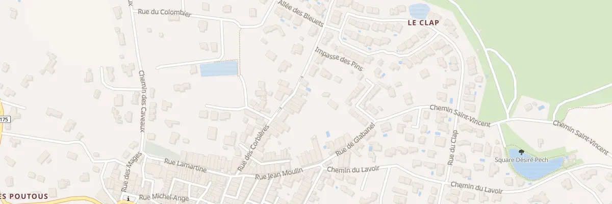 Plan du 24 Rue des Corbières à La Palme