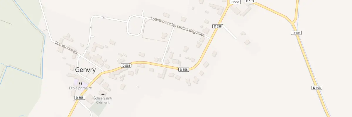Plan du 707 Rue Principale à Genvry