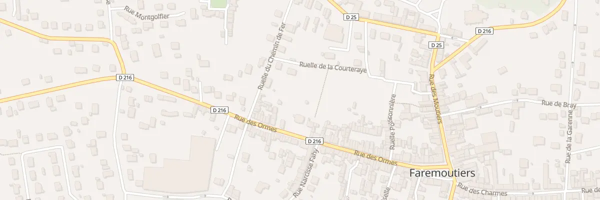 Plan du 59 Rue des Ormes à Faremoutiers