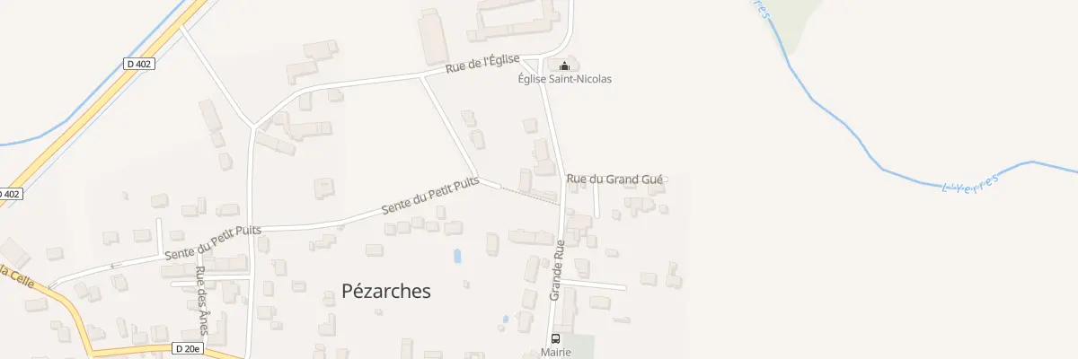 Plan du 2E Grande Rue à Pézarches