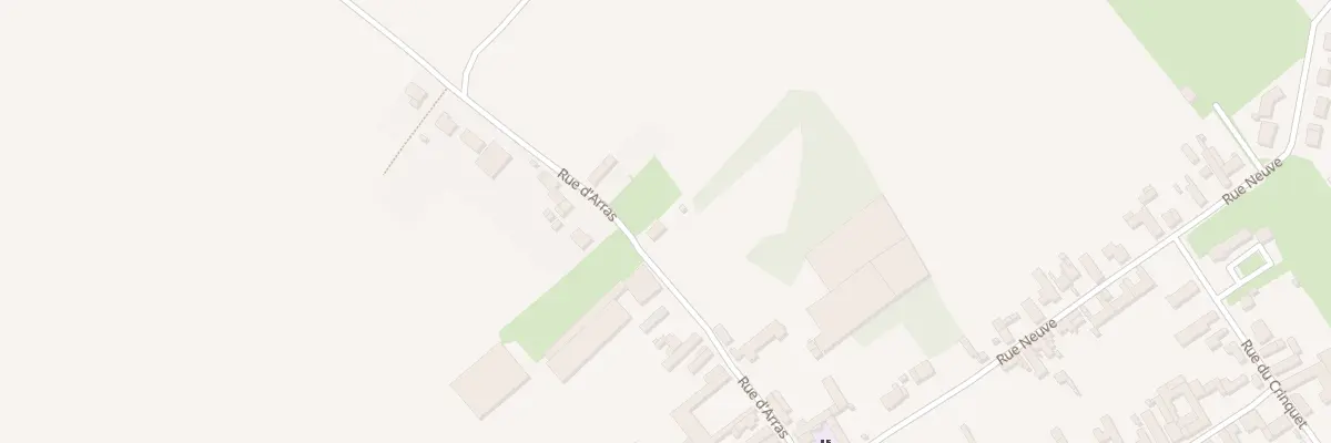 Plan du 13 Rue d’Arras à Cagnicourt