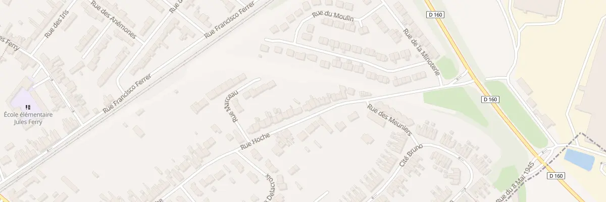 Plan du 89 Rue Hoche à Dourges