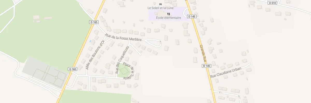 Plan du 14 Rue de la Fosse Merlière à Sempigny