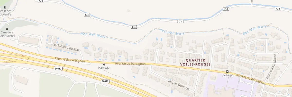 Plan du 156 Av de Perpignan à Canet-en-Roussillon