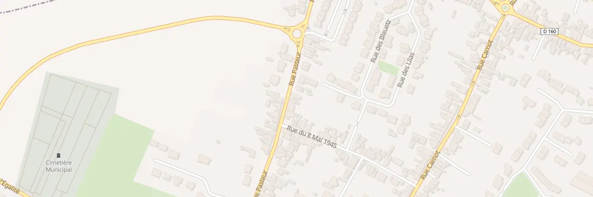 Plan du 72 Rue Pasteur à Noyelles-Godault