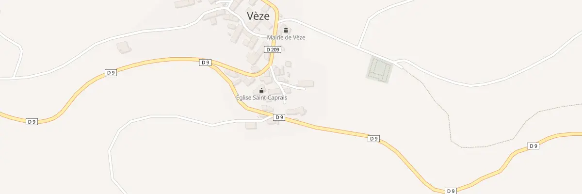 Plan du 5041 Le Bourg à Vèze