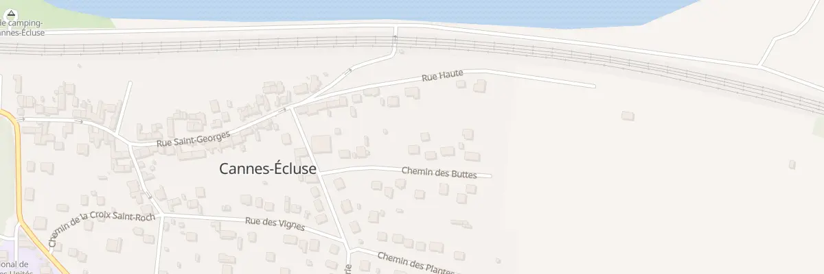 Plan du 9 Che des Buttes à Cannes-Écluse