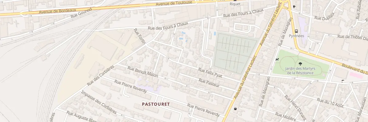 Plan du 26 Rue Felix Pyat à Narbonne