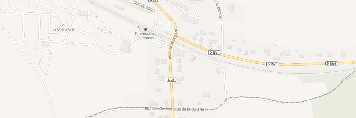 Plan du 2B Sen de la Garenne à Pommeuse