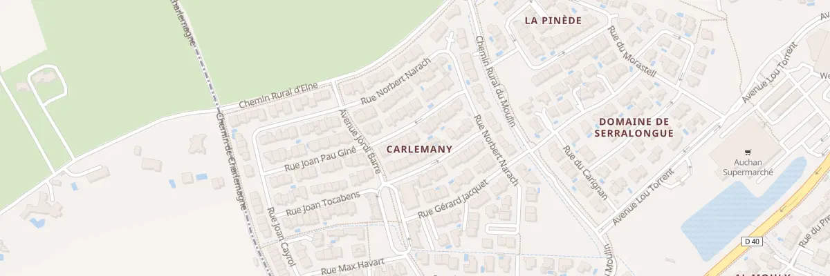Plan du 34 Rue Joan Pau Giné à Latour-Bas-Elne