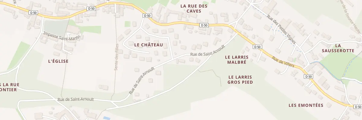 Plan du 167 Rue de St Arnoult à Bonneuil-en-Valois