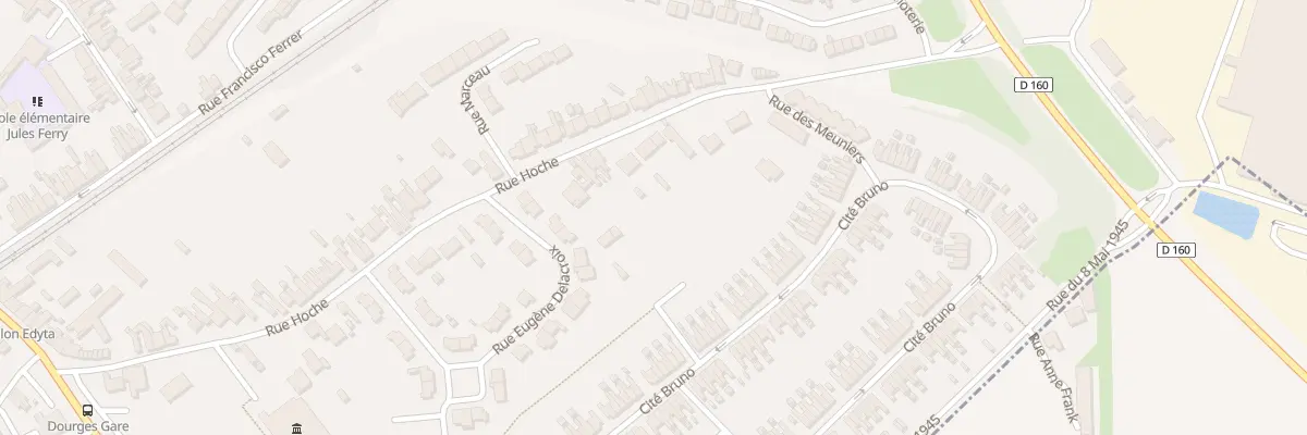 Plan du 58 Rue Hoche à Dourges
