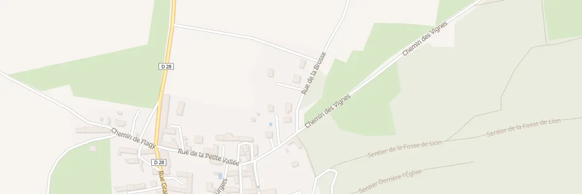 Plan du 1 Rte de la Brosse Montceau à Montmachoux
