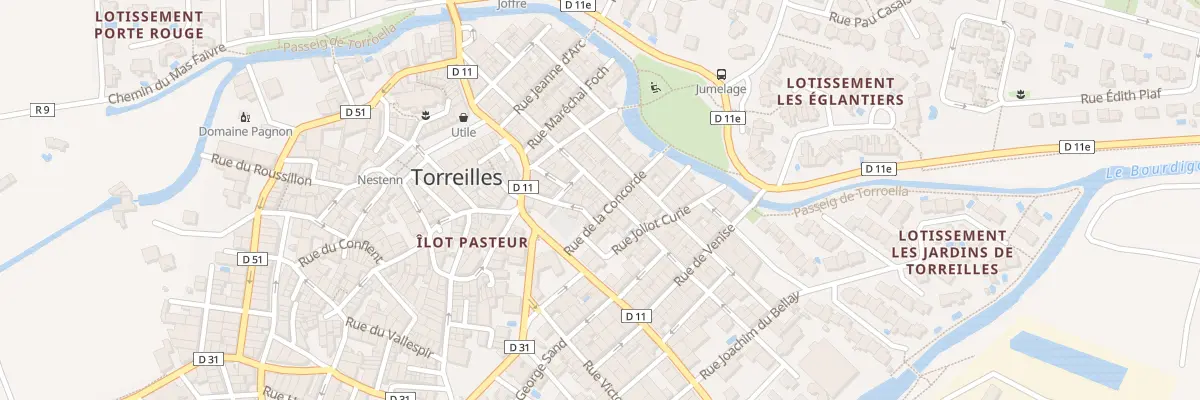 Plan du 22 Rue Longue à Torreilles