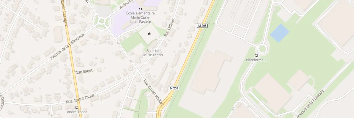 Plan du 118B Rue Albert Thomas Lomme à Lille