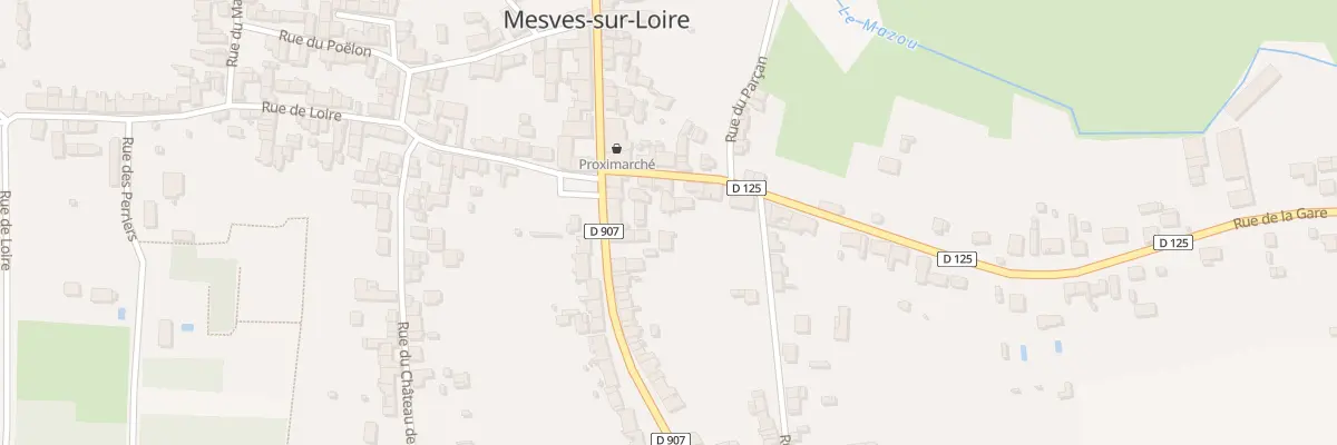 Plan du 4 Av de la Gare à Mesves-sur-Loire