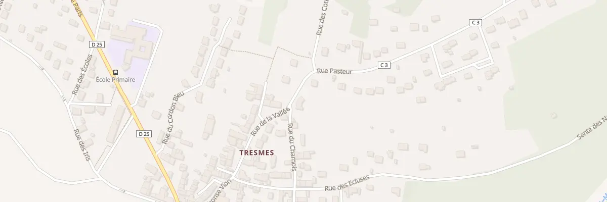 Plan du 1 Rue de la Vallée à Pommeuse