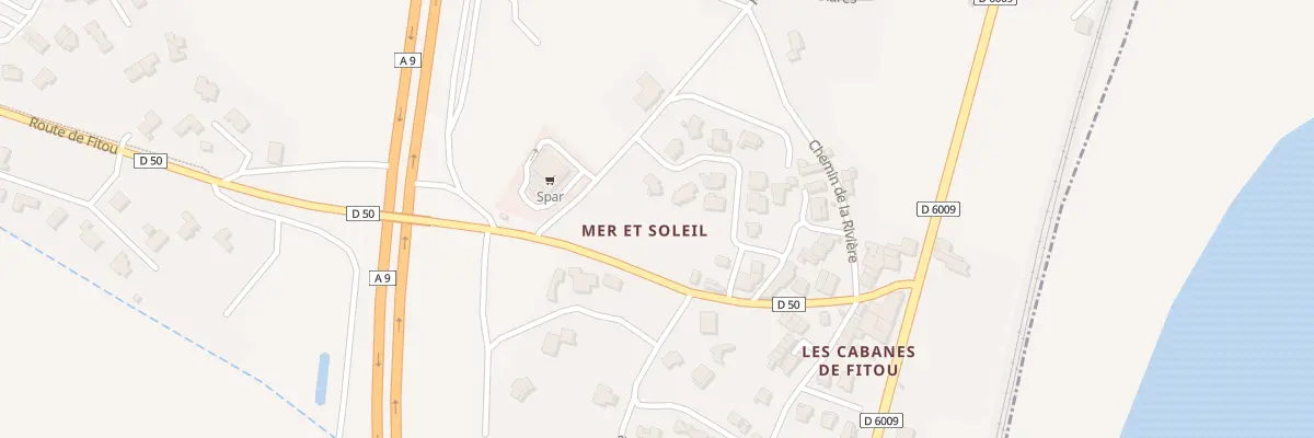 Plan du 7 Rue des Acacias à Fitou