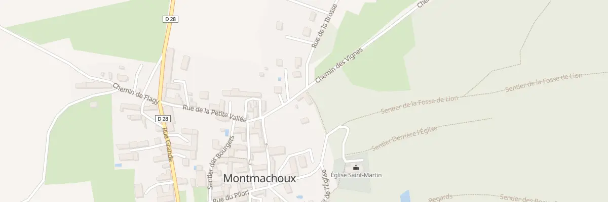 Plan du 10 Rue de la Petite Vallée à Montmachoux