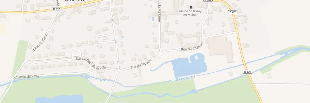 Plan du 5 Rue de la Fontaine à Rosoy-en-Multien