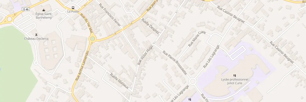 Plan du 29 Rue Victor Hugo à Oignies