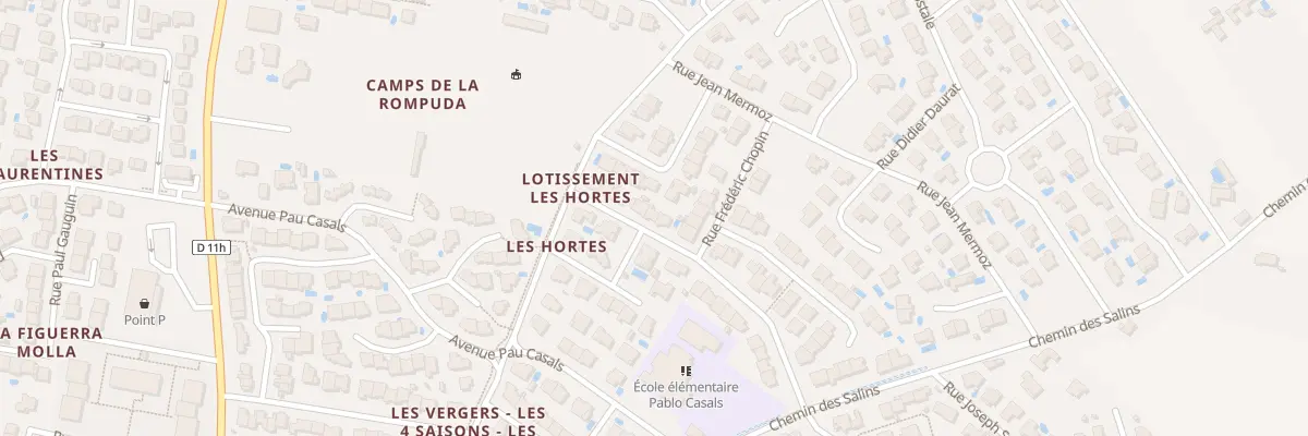 Plan du 9 Rue Jules Massenet à Saint-Laurent-de-la-Salanque