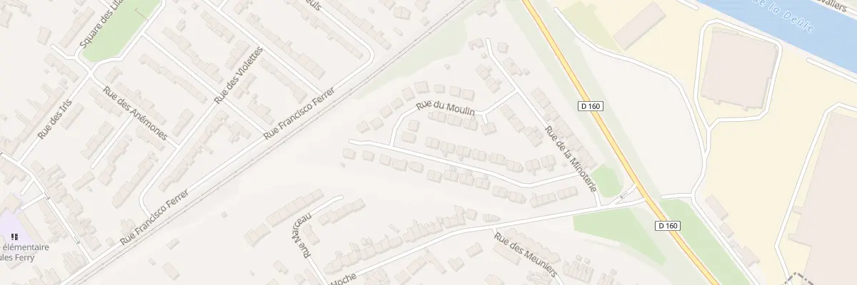 Plan du 32 Rue de la Malterie à Dourges