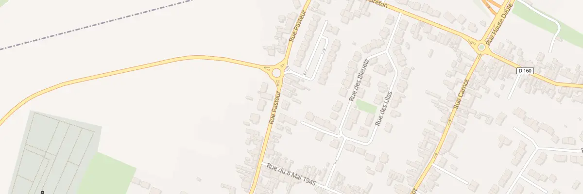 Plan du 86 Rue Pasteur à Noyelles-Godault
