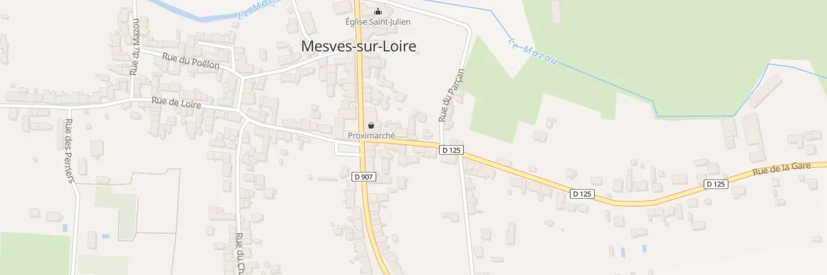 Plan du 5 Av de la Gare à Mesves-sur-Loire