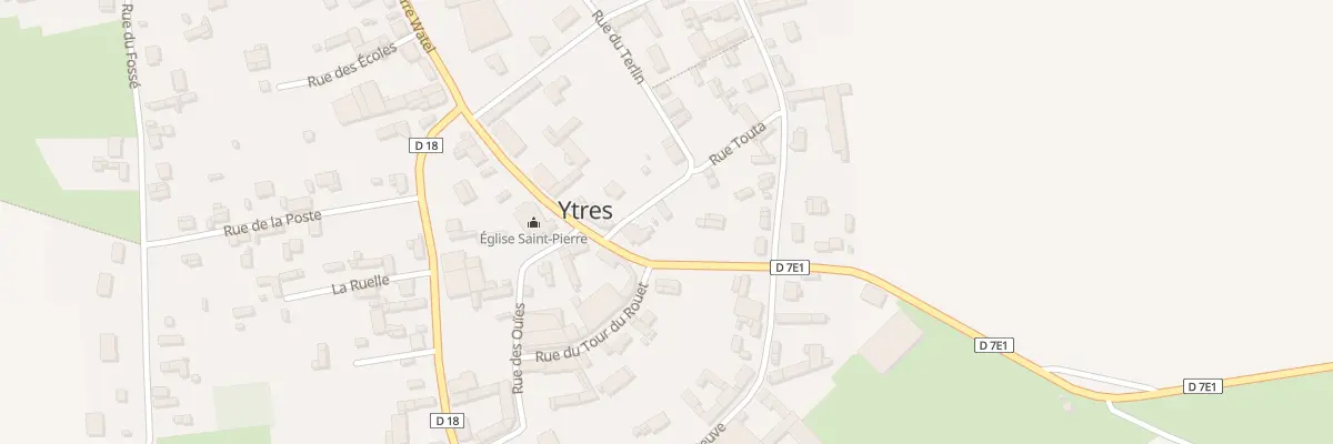 Plan du 2 Rue du Terlin à Ytres