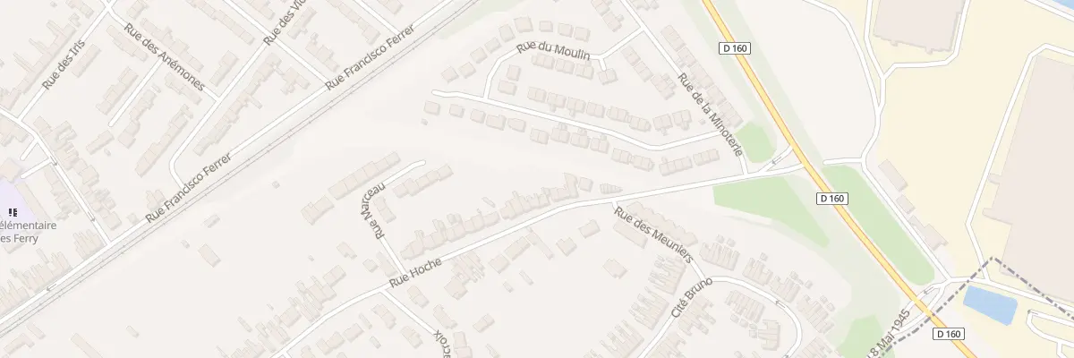 Plan du 97 Rue Hoche à Dourges
