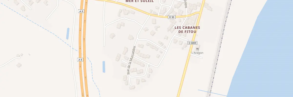 Plan du 4 Res les Amélous à Fitou