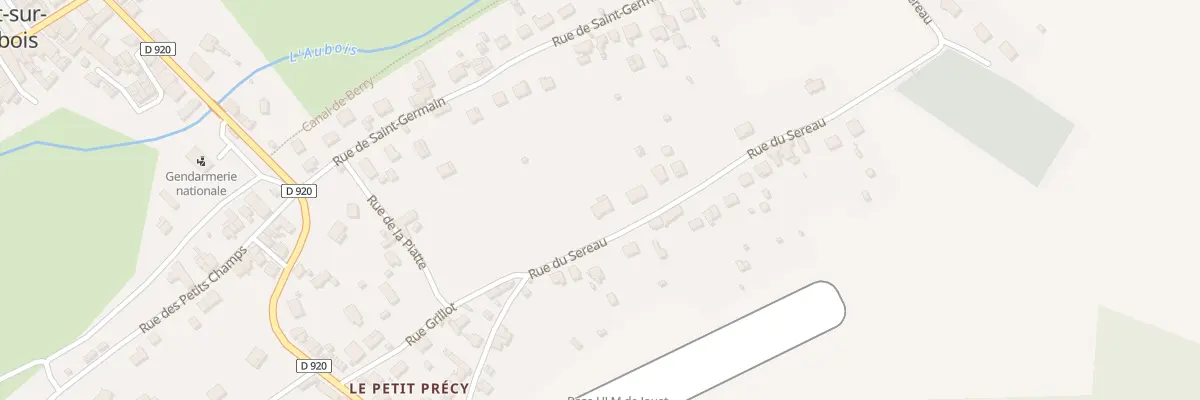 Plan du 24B Rue du Sereau à Jouet-sur-l’Aubois