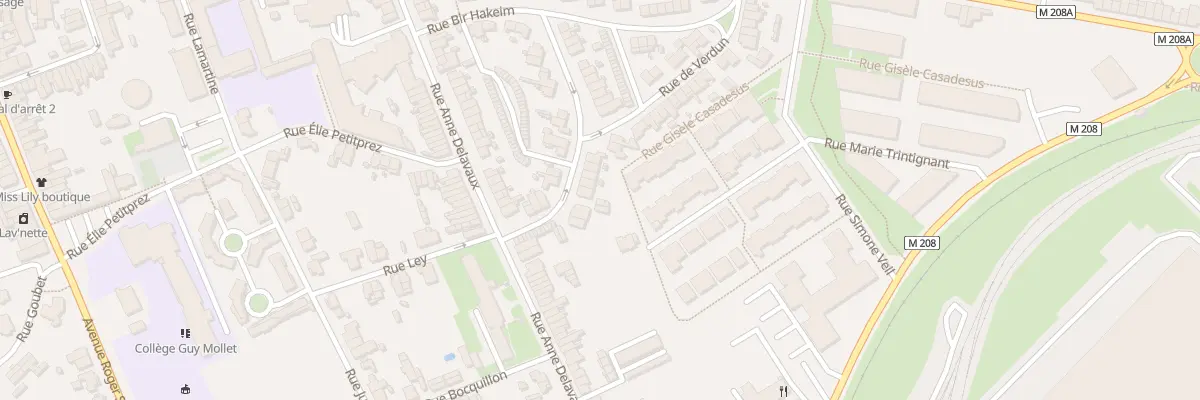 Plan du 6 Rue de Verdun Lomme à Lille
