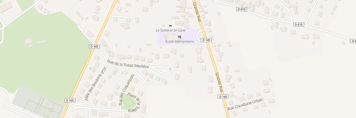 Plan du 25 Rue de la Fosse Merlière à Sempigny