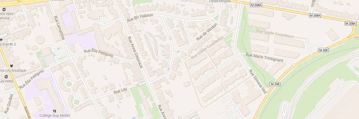 Plan du 14 Rue de Verdun Lomme à Lille