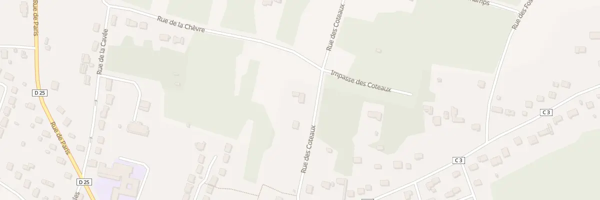 Plan du 7 Rue des Coteaux à Pommeuse