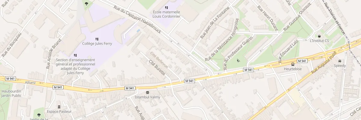 Plan du 32 Rue Capitaine Haezebrouck à Haubourdin