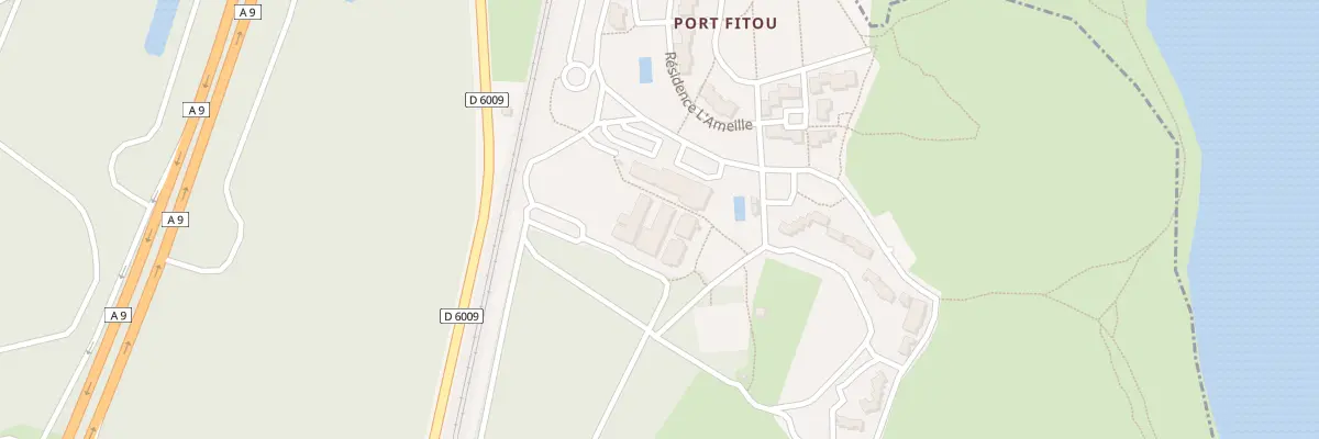 Plan du 101 À Pedros à Fitou
